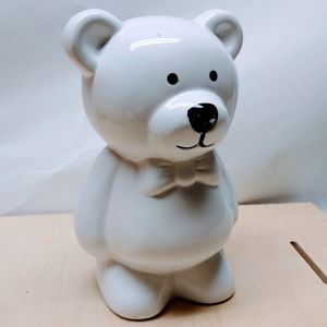 Vintage Bank Teddy Bear cute 80s 90s